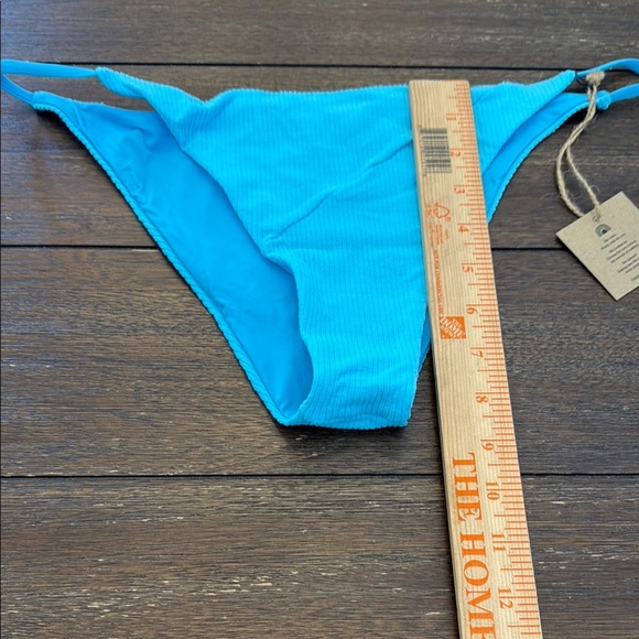 Toast Swim String Bikini Bottom Ocean Wave Ribbed XL - Picture 6 of 9